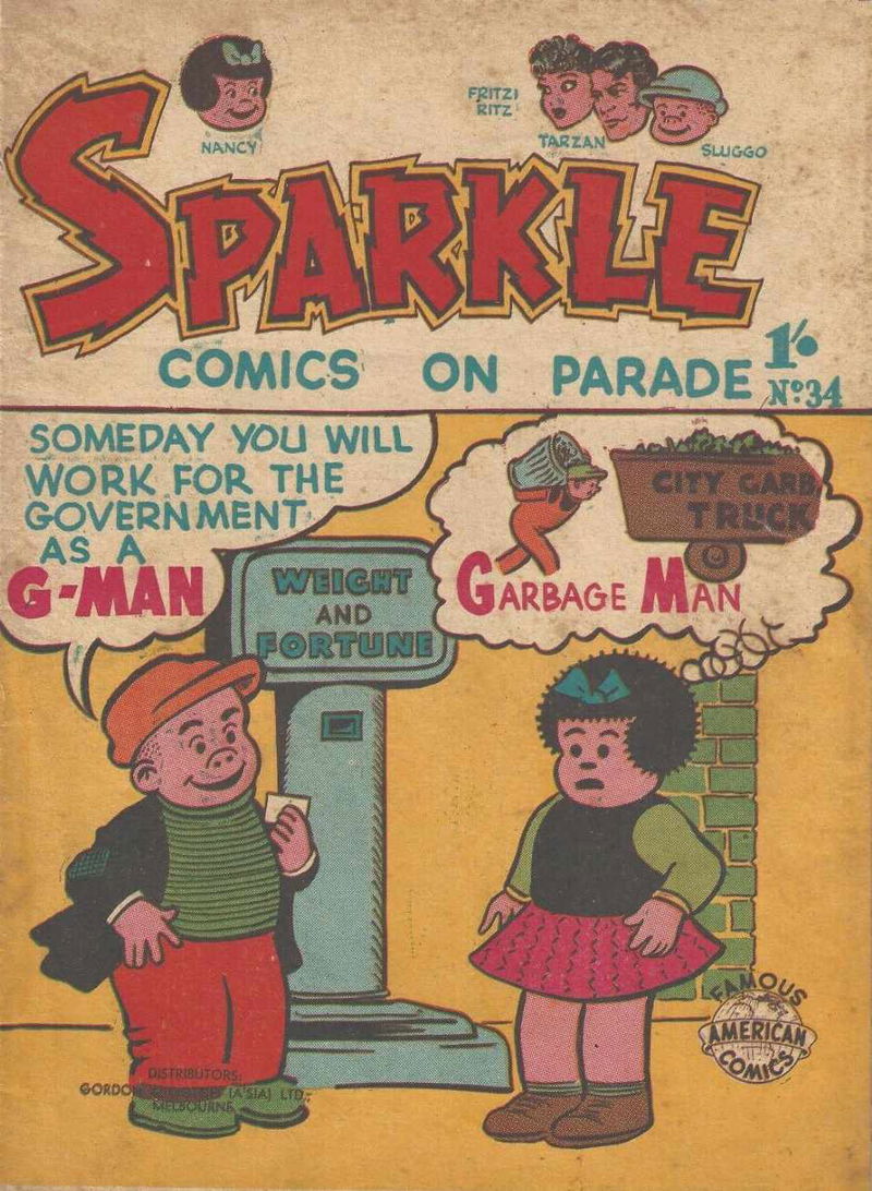Sparkle Comics on Parade (New Century, 1955? series) #34 ([November 1957?])