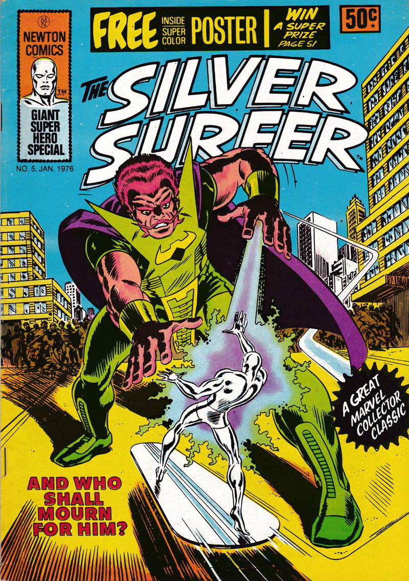 The Silver Surfer (Newton, 1975 series) #5 ([January 1976?])