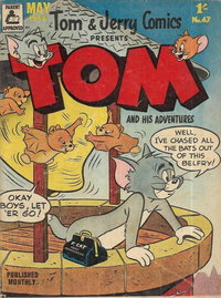 Tom & Jerry Comics Presents Tom and His Adventures (Rosnock, 1953 series)  #47 (May 1956)