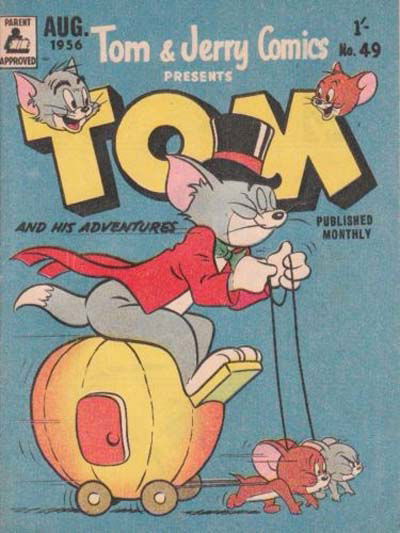 Tom & Jerry Comics Presents Tom and His Adventures (Rosnock, 1953 series) #49 — Tom and His Adventures (August 1956)