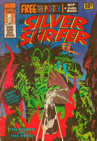 The Silver Surfer (Newton, 1975 series) #3 November 1975