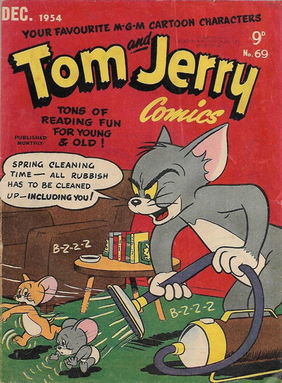 Tom and Jerry Comics  #69 (December 1954)