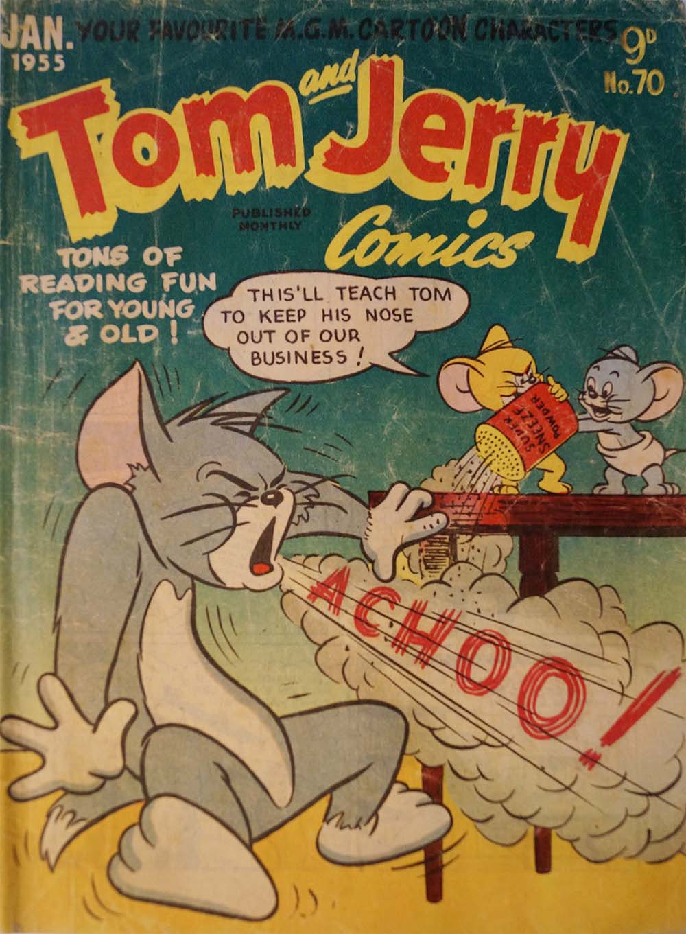 Tom and Jerry Comics (Rosnock, 1949 series) #70 (January 1955)