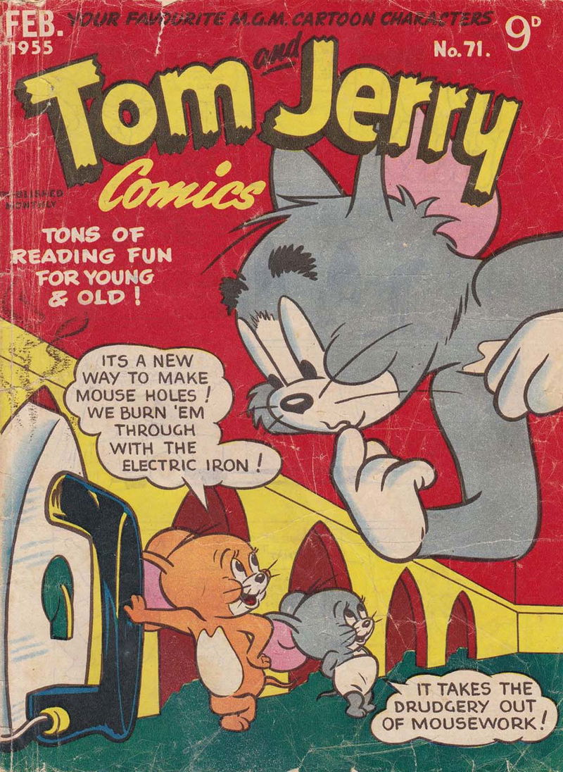 Tom and Jerry Comics (Rosnock, 1949 series) #71 (February 1955)