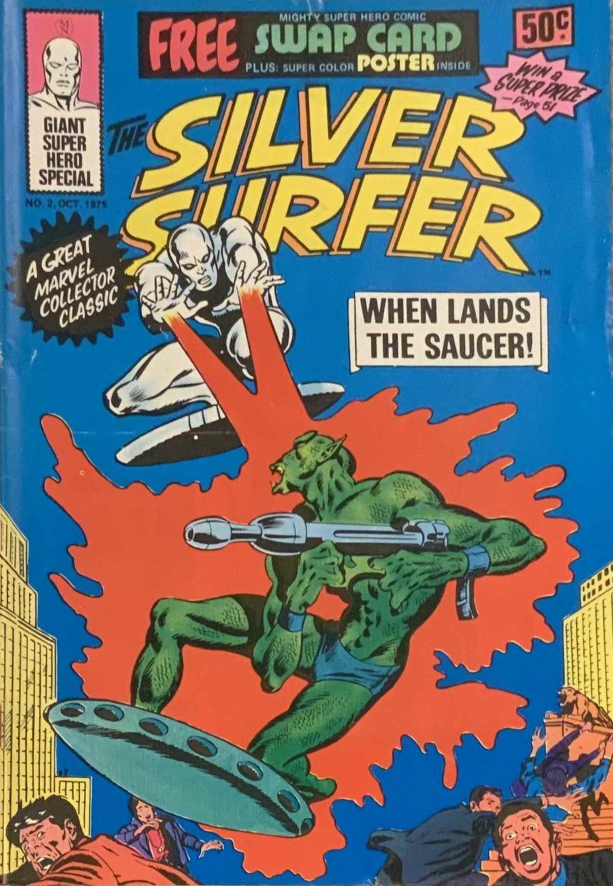The Silver Surfer (Newton, 1975 series) #2 — Giant Super Hero Special (October 1975)