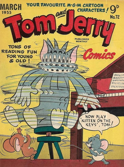 Tom and Jerry Comics  #72 (March 1955)