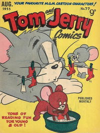 Tom and Jerry Comics (Rosnock, 1949 series) #77 August 1955