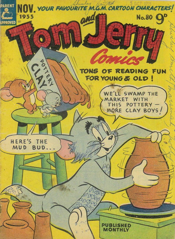 Tom and Jerry Comics (Rosnock, 1949 series) #80 (November 1955)