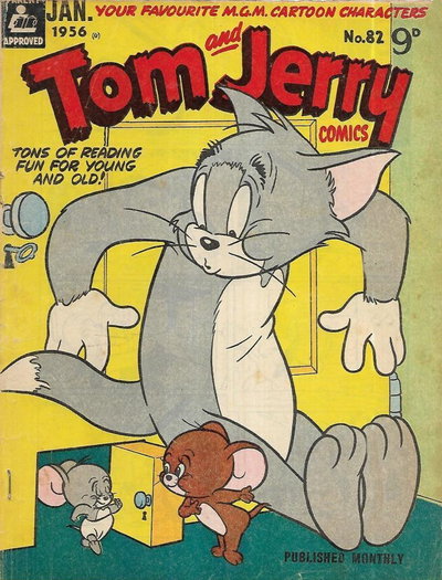 Tom and Jerry Comics  #82 (January 1956)