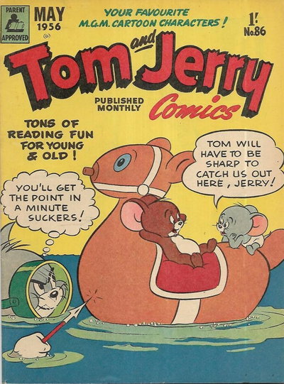Tom and Jerry Comics  #86 (May 1956)