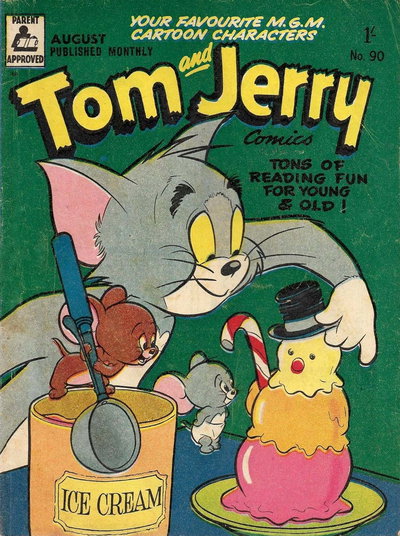 Tom and Jerry Comics  #90 (August 1956)