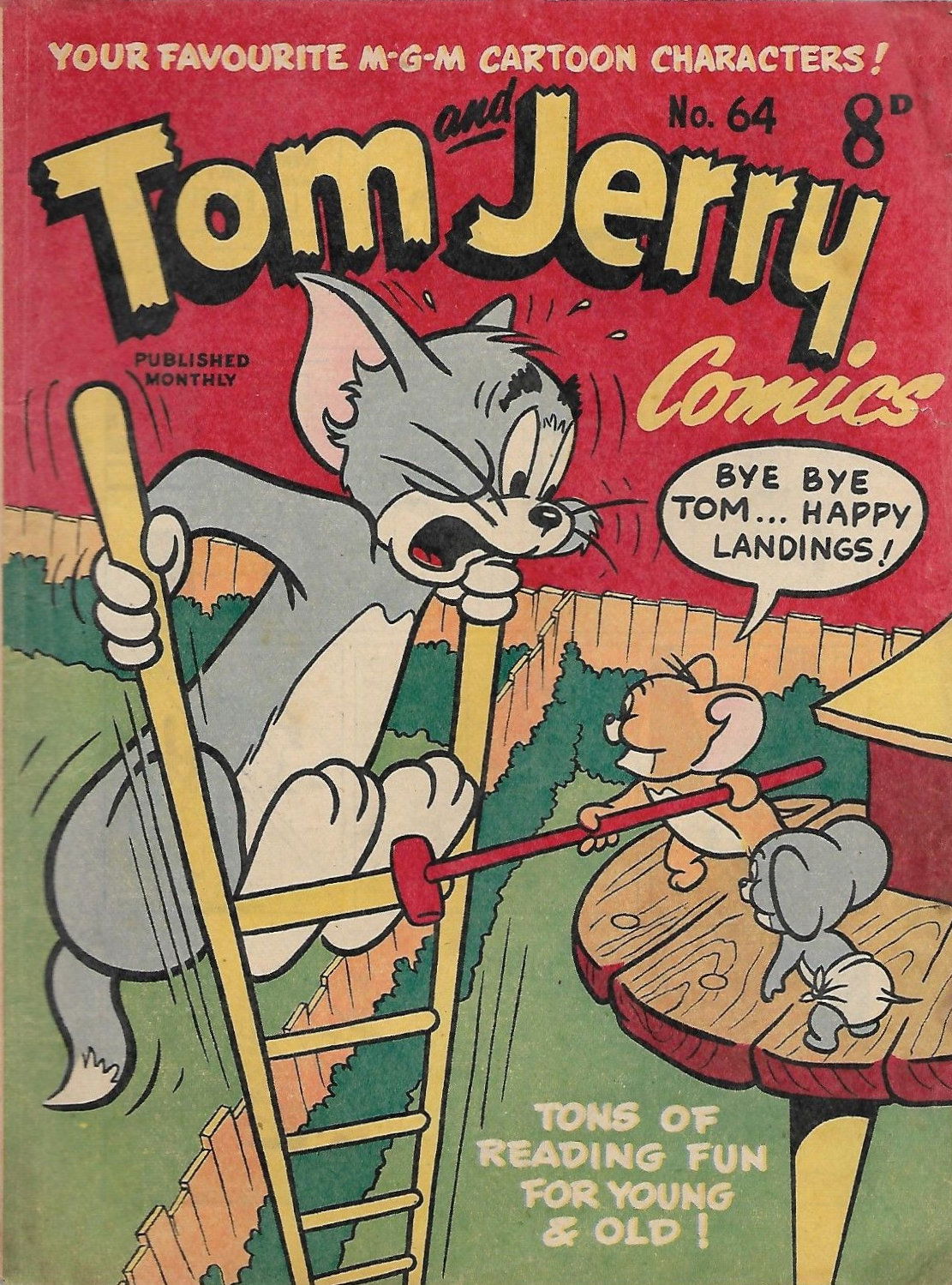 Tom and Jerry Comics (Rosnock, 1949 series) #64 ([July 1954?])