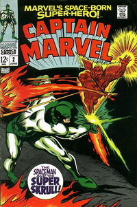 Marvel's Space-Born Superhero! Captain Marvel (Marvel, 1968 series) #2 June 1968