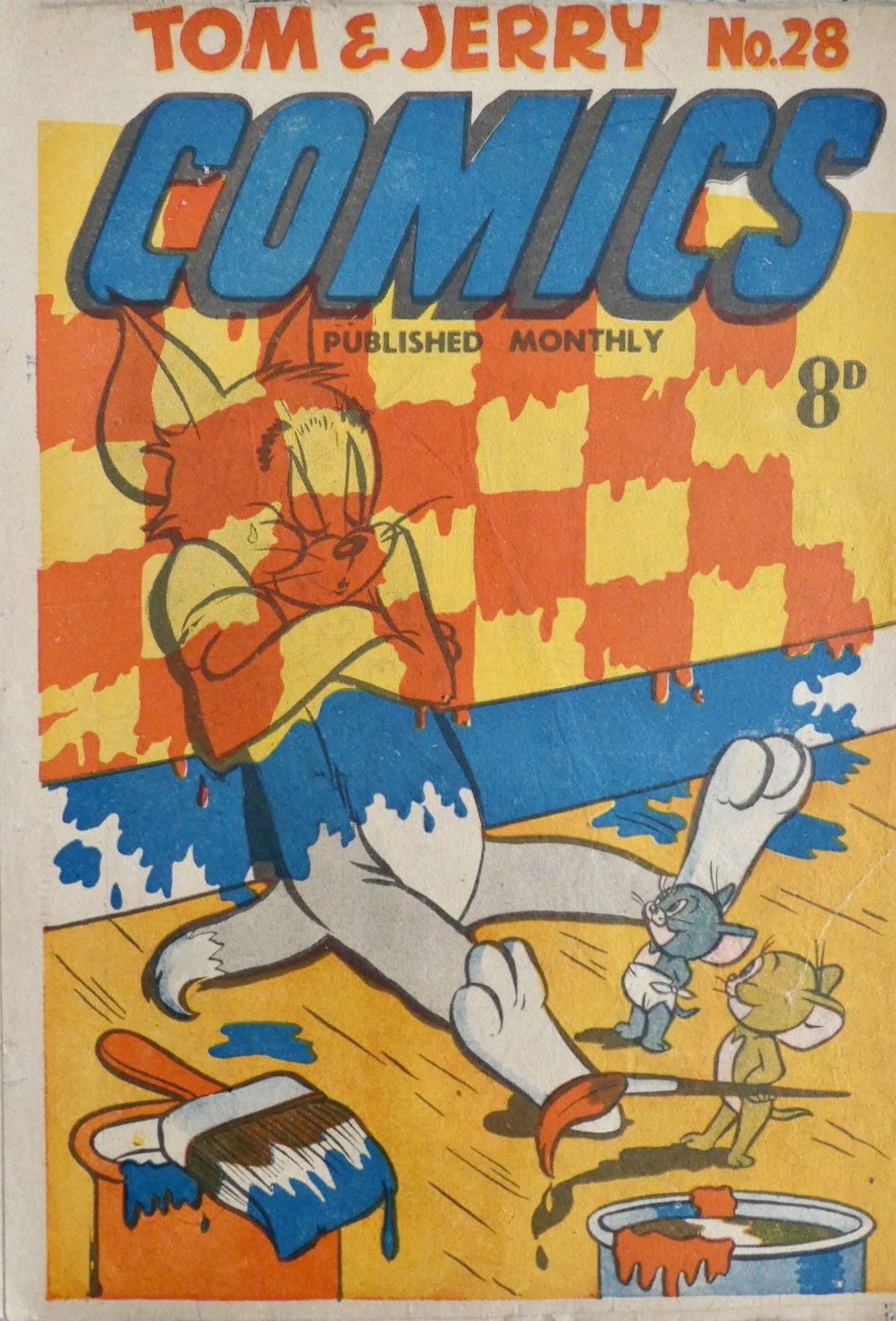 Tom and Jerry Comics (Rosnock, 1949 series) #28 ([July 1951?])