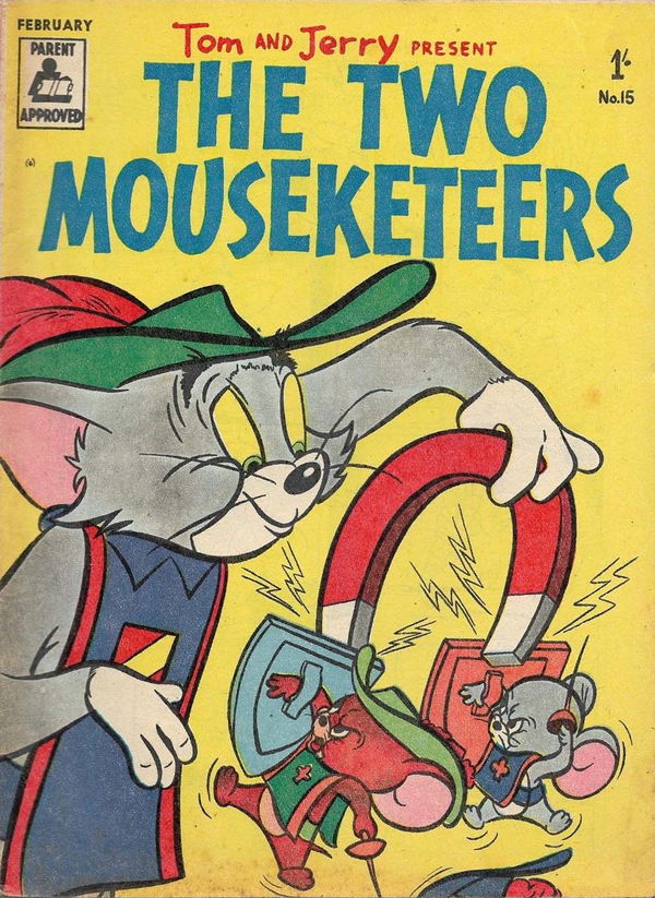 Tom and Jerry Present the Two Mouseketeers (Rosnock, 1955 series) #15 (February 1958)