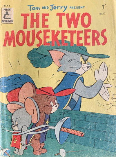Tom and Jerry Present the Two Mouseketeers  #17 (May 1958)