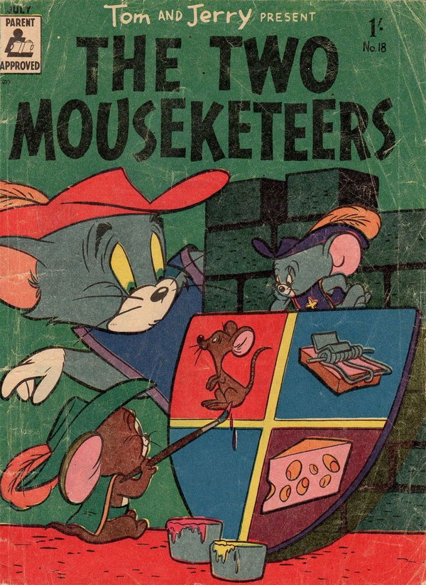 Tom and Jerry Present the Two Mouseketeers (Rosnock, 1955 series) #18 (July 1958)