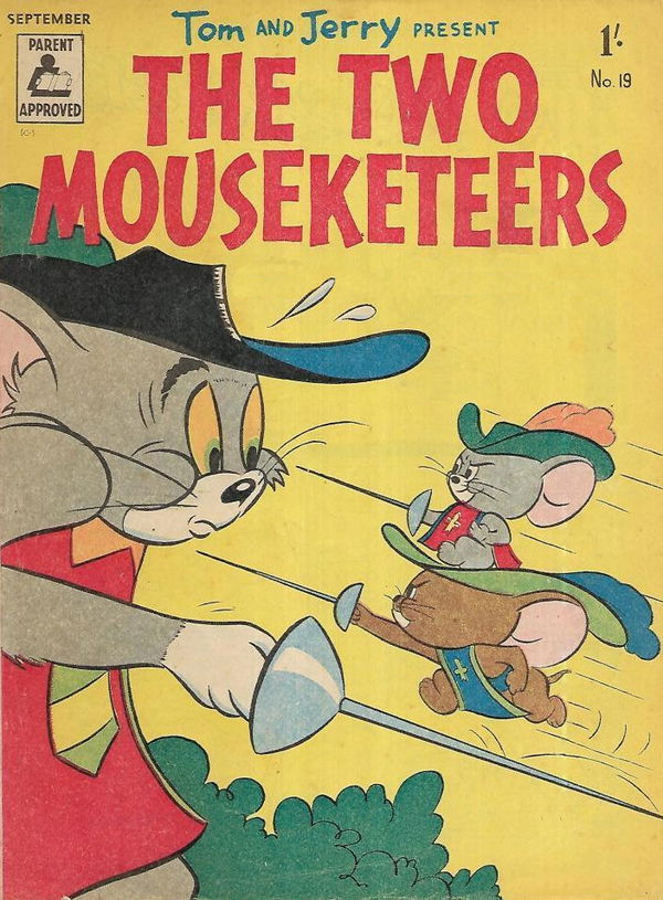 Tom and Jerry Present the Two Mouseketeers (Rosnock, 1955 series) #19 (September 1958)