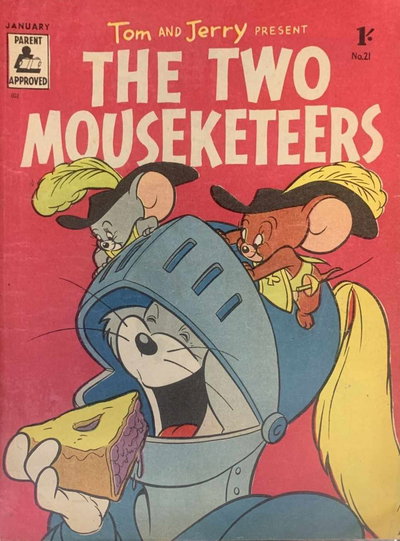 Tom and Jerry Present the Two Mouseketeers  #21 (January 1959)