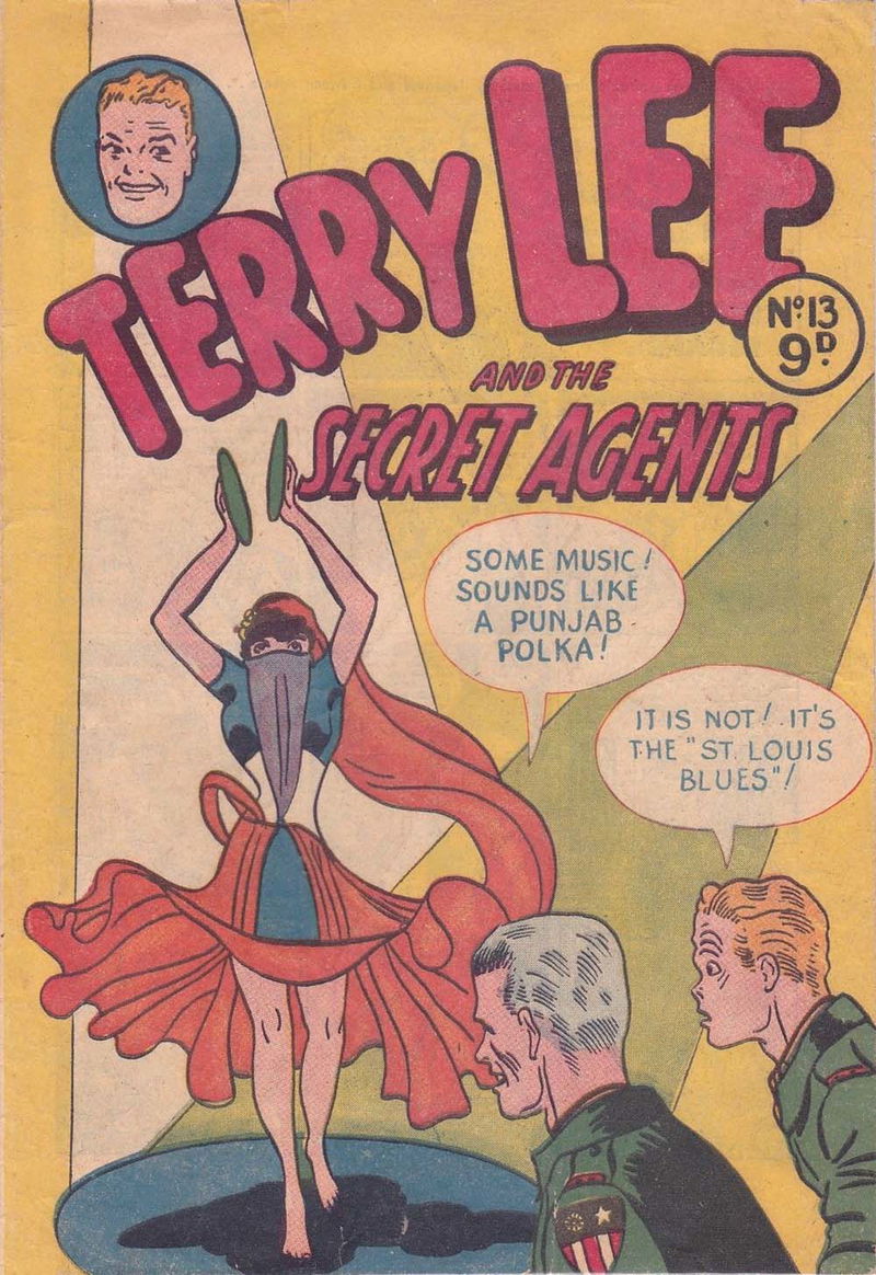 Terry Lee and the Secret Agents (Calvert, 1954 series) #13 ([July 1955?])