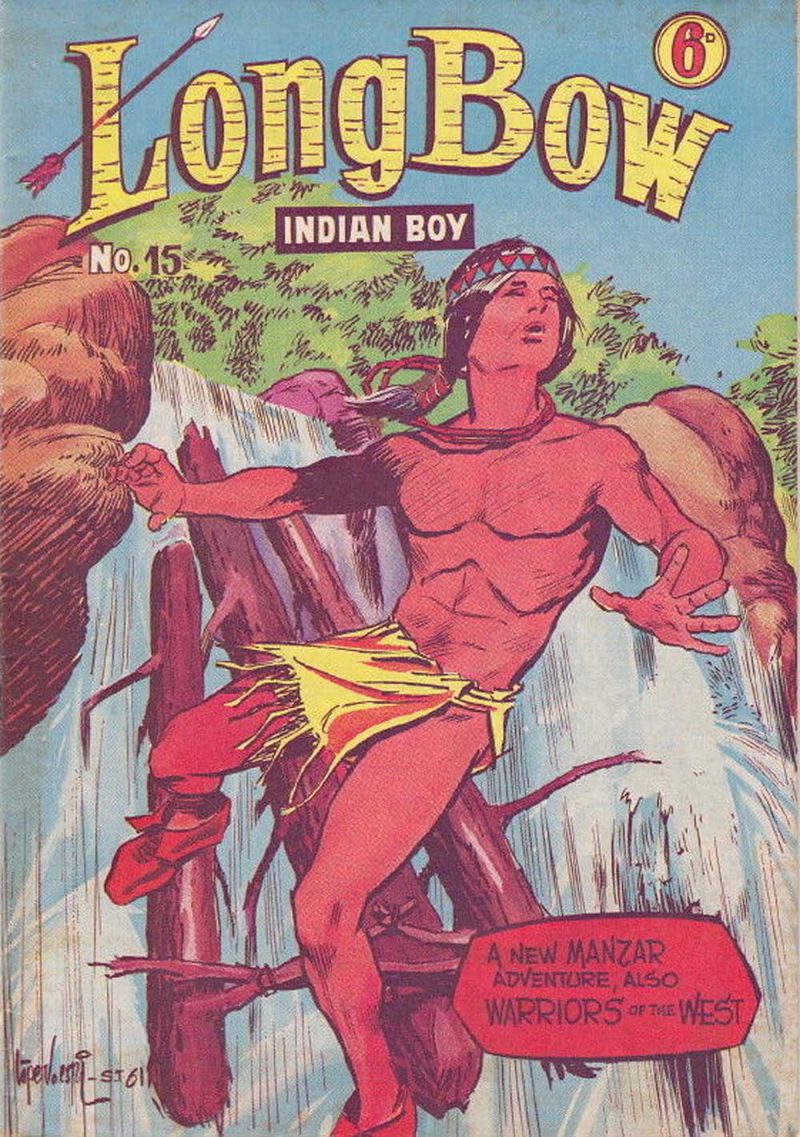 Long Bow Indian Boy (Atlas Publishing, 1960 series) #15 (November 1961)