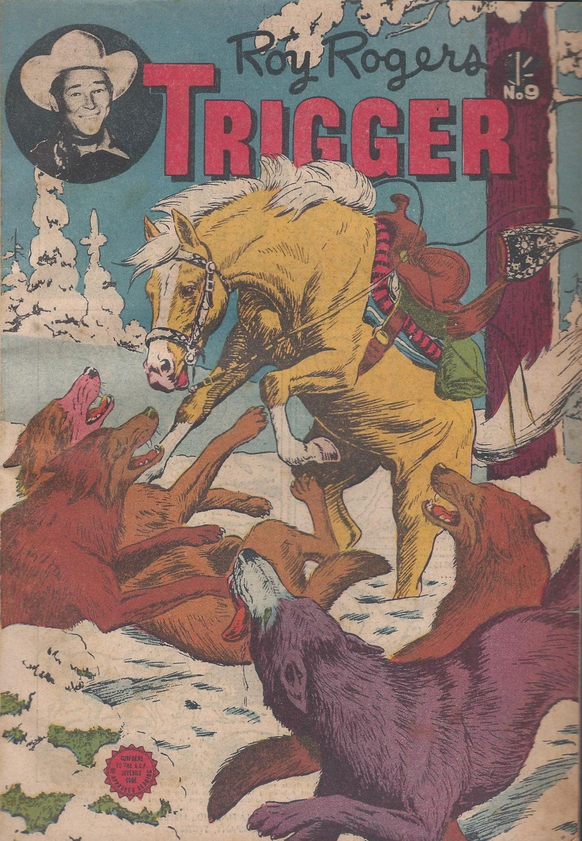 Roy Rogers' Trigger (Horwitz, 1955 series) #9 ([July 1955])