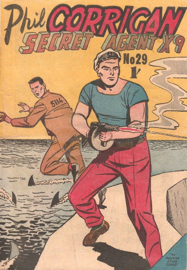 Phil Corrigan Secret Agent X9 (Atlas, 1950 series) #29 ([March 1956?])