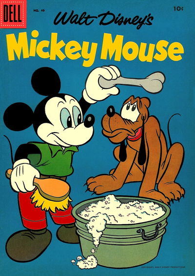 Walt Disney's Mickey Mouse (Dell, 1952 series) #49 August-September 1956