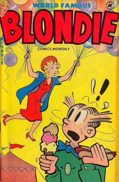 Blondie Comics Monthly (Harvey, 1950? series) #53 April 1953