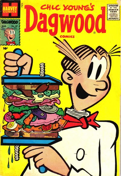 Chic Young's Dagwood Comics  #87 (March 1958)