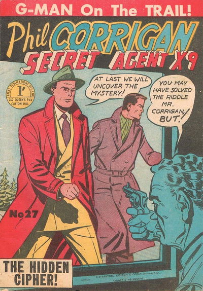 Phil Corrigan Secret Agent X9 (Atlas, 1950 series) #27