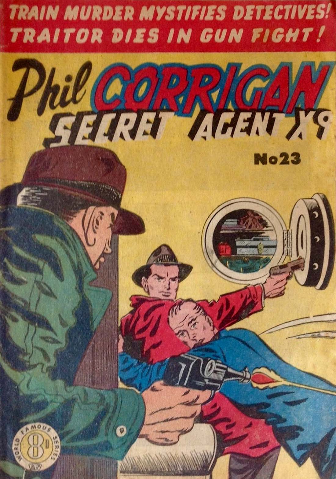 Phil Corrigan Secret Agent X9 (Atlas, 1950 series) #23 ([September 1953?])