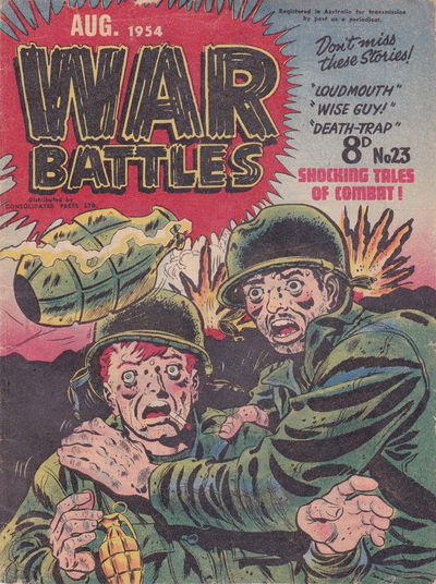 War Battles (Red Circle, 1952 series) #23 August 1954