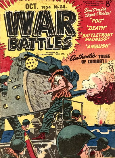 War Battles (Red Circle, 1952 series) #24 October 1954