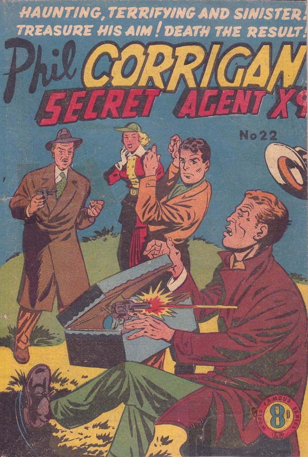 Phil Corrigan Secret Agent X9 (Atlas, 1950 series) #22 ([June 1953?])