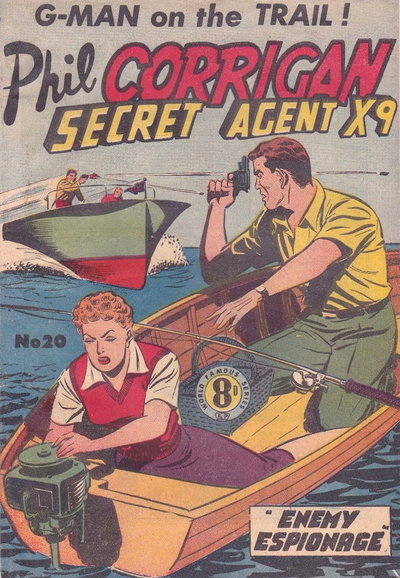 Phil Corrigan Secret Agent X9  #20 ([December 1952?])