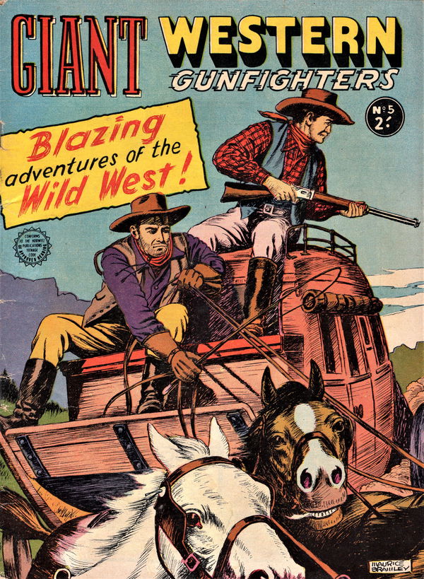 Giant Western Gunfighters (Horwitz, 1961? series) #5 ([March 1962])