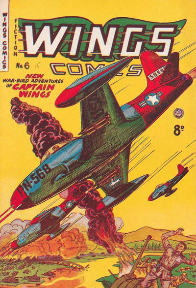 Fiction Wings Comics (HJ Edwards, 1951 series) #6 [July 1951?]