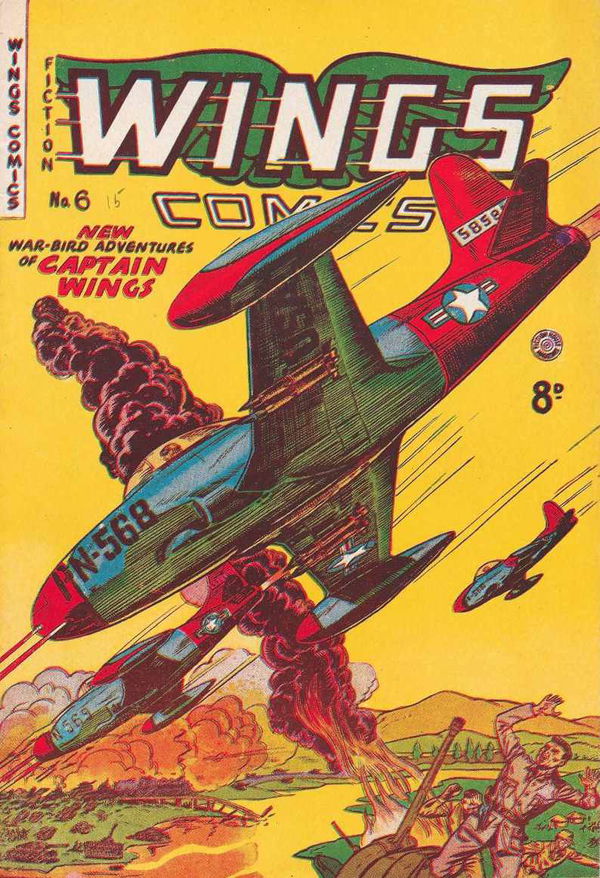 Fiction Wings Comics (HJ Edwards, 1951 series) #6 ([July 1951?])