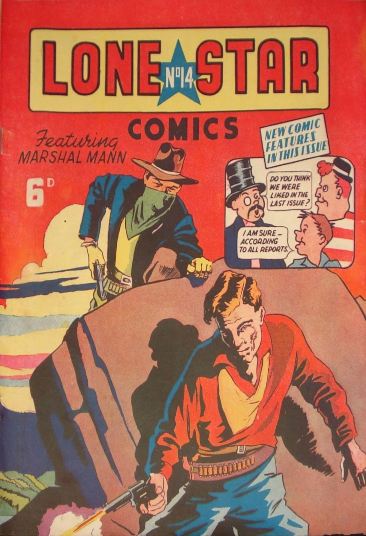 Lone Star Comics (Young's, 1949? series) #14 (January 1951)
