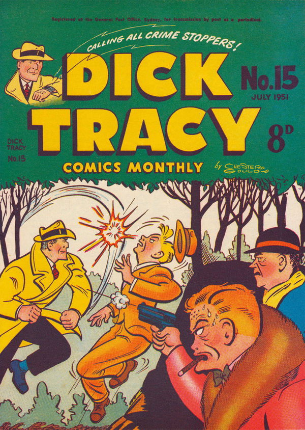 Dick Tracy Comics Monthly (Illustrated, 1950 series) #15 (July 1951)