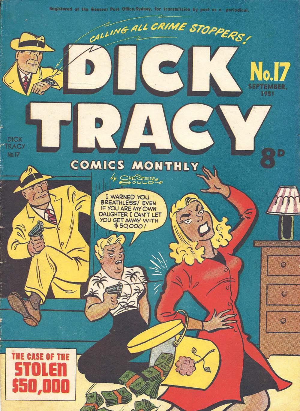 Dick Tracy Comics Monthly (Illustrated, 1950 series) #17 (September 1951)