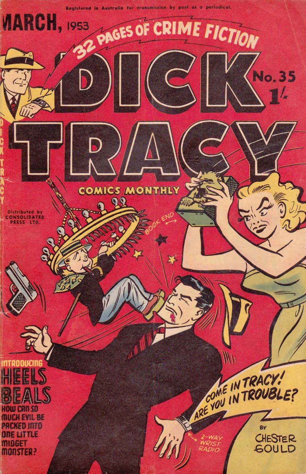 Dick Tracy Monthly (Illustrated, 1952 series) #35 — Dick Tracy Comics Monthly (March 1953)