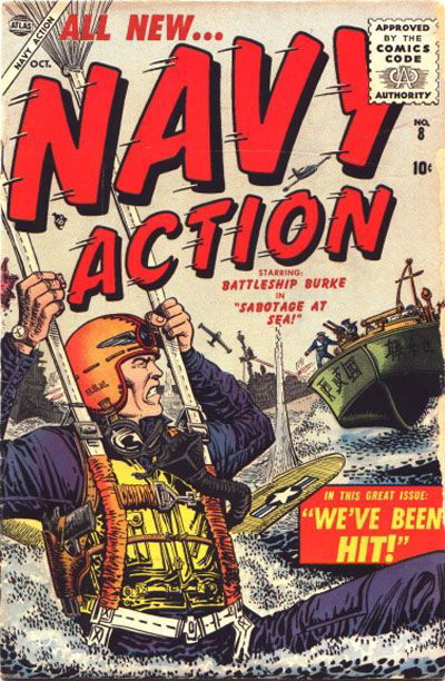 Navy Action (Atlas [Marvel], 1954 series) #8 (October 1955)