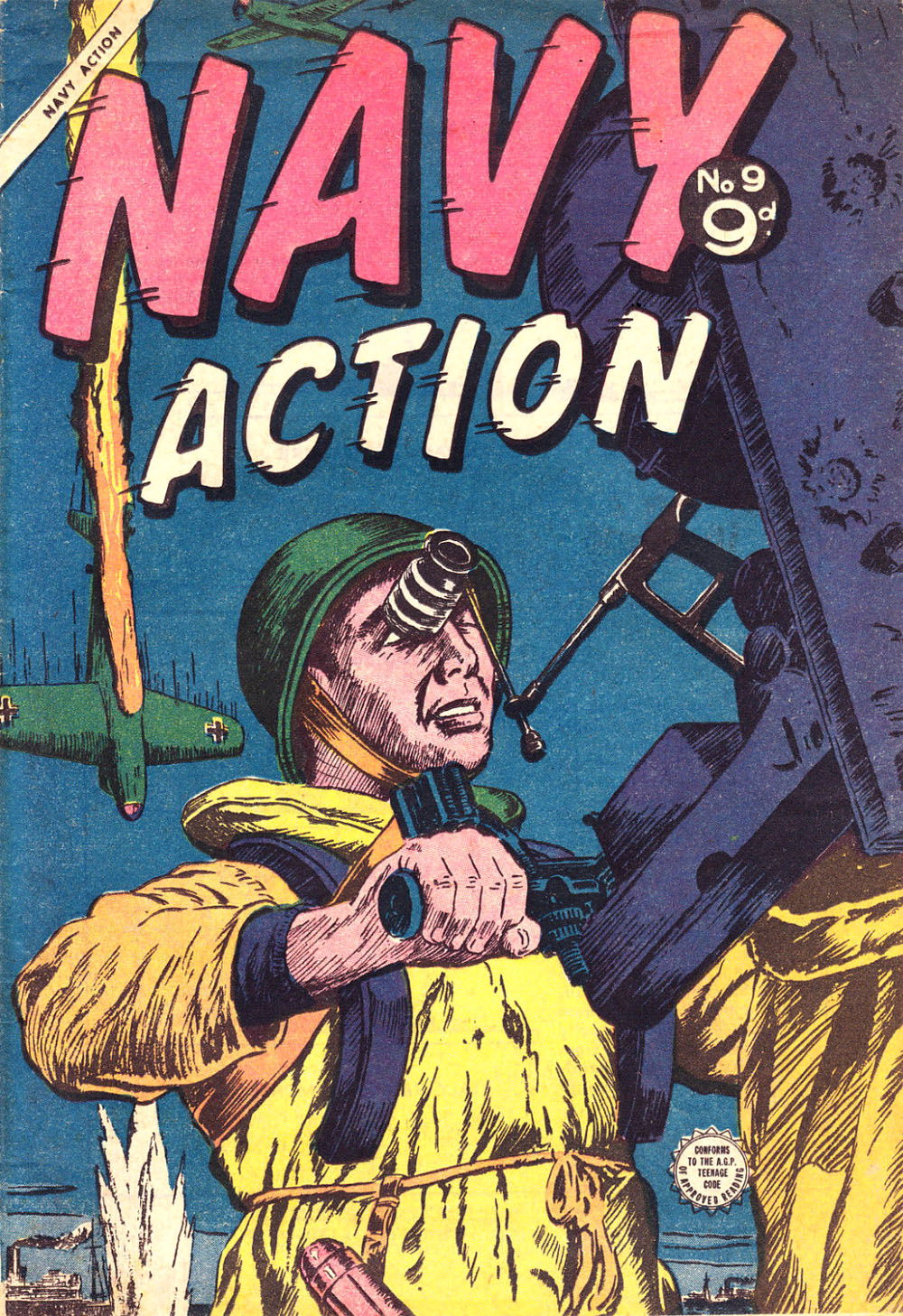 Navy Action (Transport, 1955 series) #9 ([September 1955?])