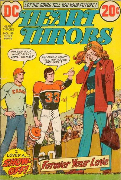 Heart Throbs (DC, 1957 series) #145 September 1972