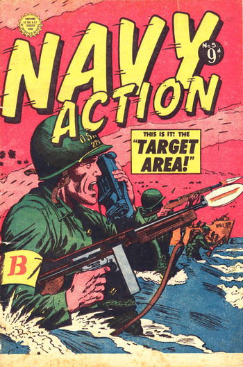 Navy Action (Transport, 1955 series) #5 ([May 1955?])
