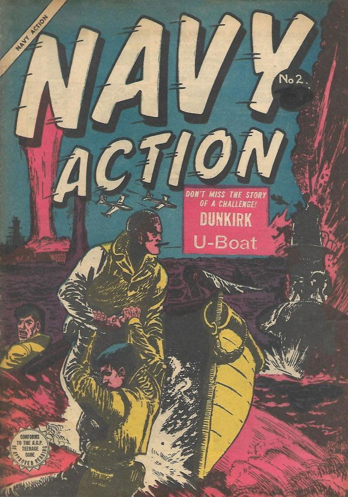 Navy Action (Transport, 1955 series) #2 ([February 1955?])
