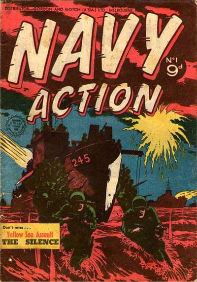 Navy Action (Transport, 1955 series) #1 ([January 1955?])
