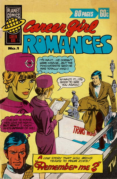 Career Girl Romances (Murray, 1977 series) #1 [July 1977?]